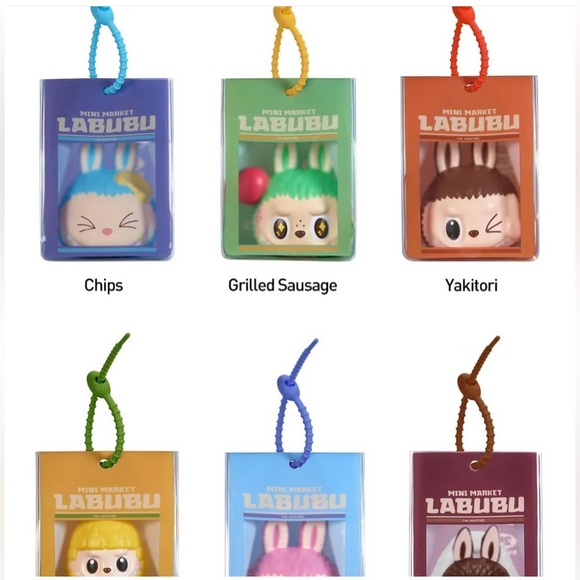 POP MART 100% Authentic Labubu The Monsters Wacky Mart Series YAKITORI Squishy - Picture 3 of 14